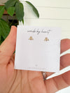 Honeybee Gold-Filled Post Earrings