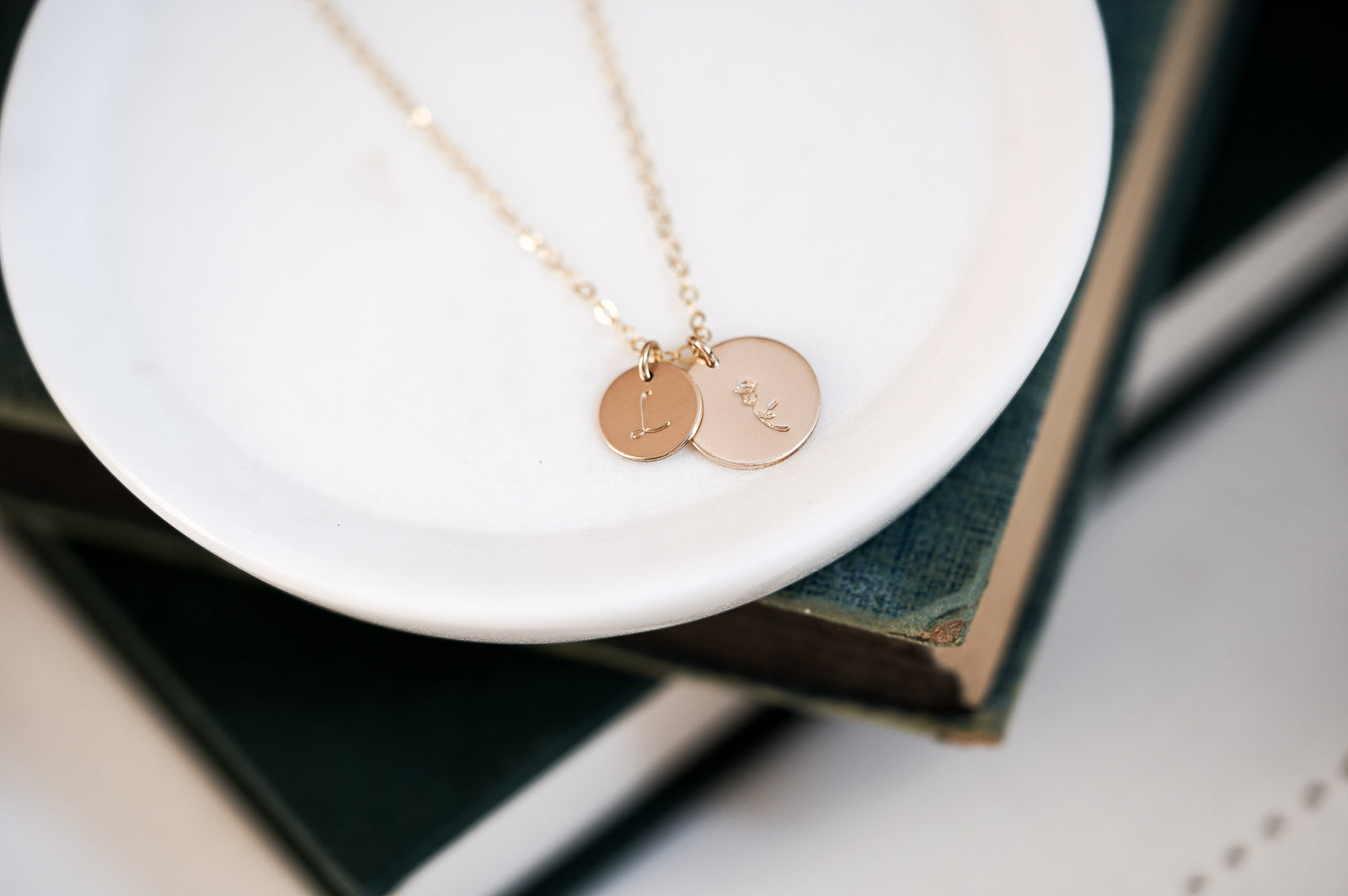 Personalised Initial Disc Necklace By Minetta Jewellery |  notonthehighstreet.com